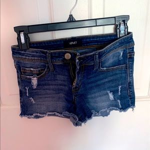 Vervet dark blue Jean shorts